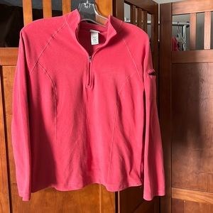 L.L. Bean Pullover Zip Tab Fleece Shirt